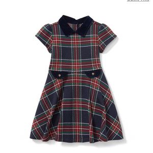 Janie and Jack Plaid Jacquard Dress